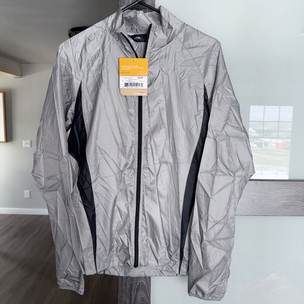 Go Lite Windbreaker Women’s Wisp Wind Jacket Zip Up Size Large NWT $50 Retail